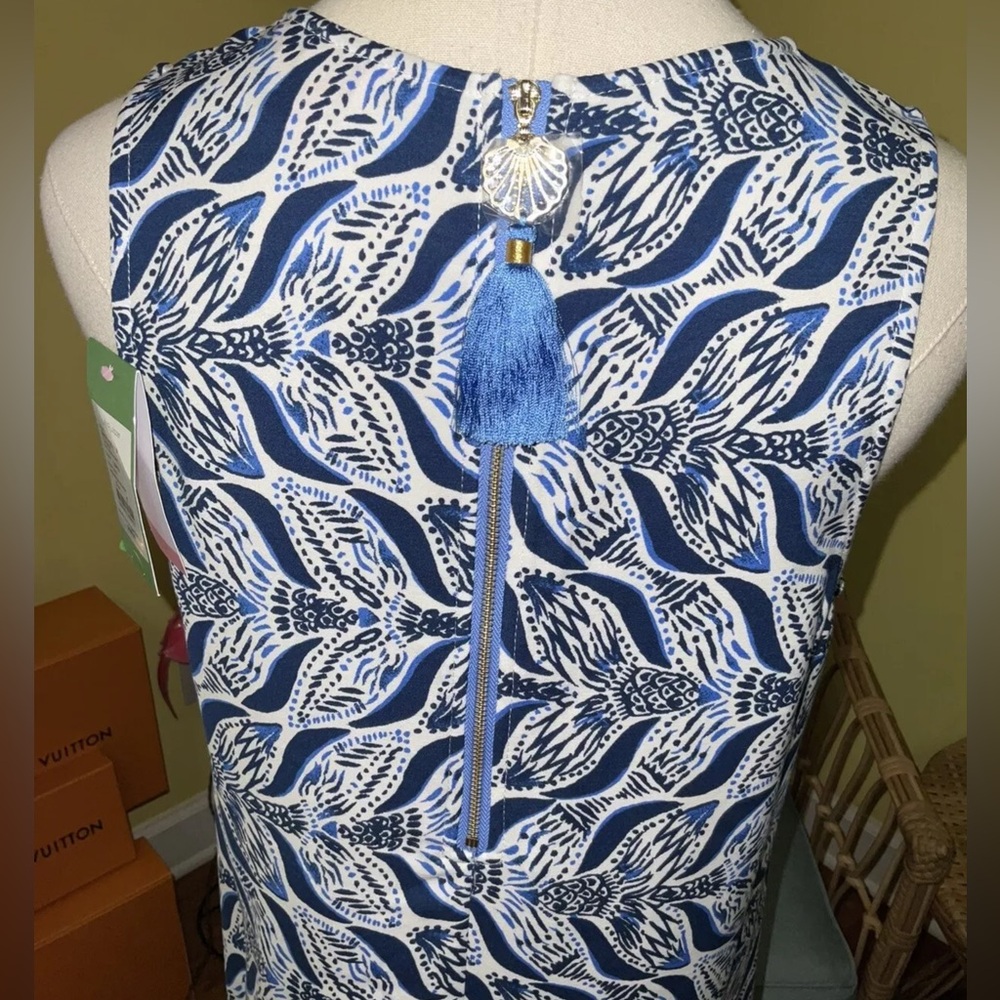 Lilly Pulitzer NWT Kelby Stretch Shift Dress A Mermaids Tail Size 8 - Picture 7 of 10